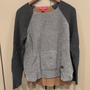 WOOL/CASHMERE KRIMSON KLOVER SWEATER, SIZE XS